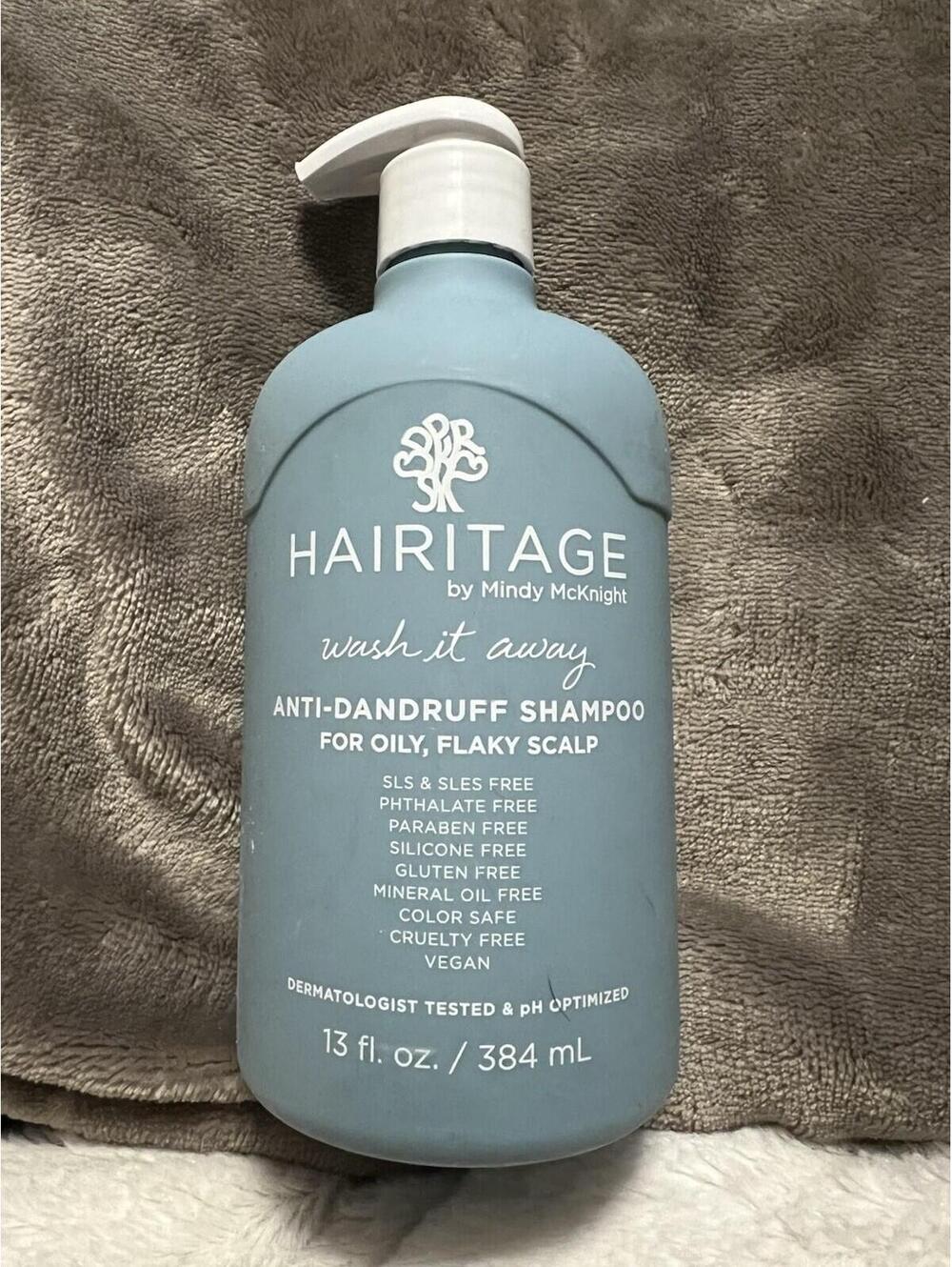 Hairitage by Mindy McKnight Anti-Dandruff Shampoo 13 fl oz SLS/SLES Free